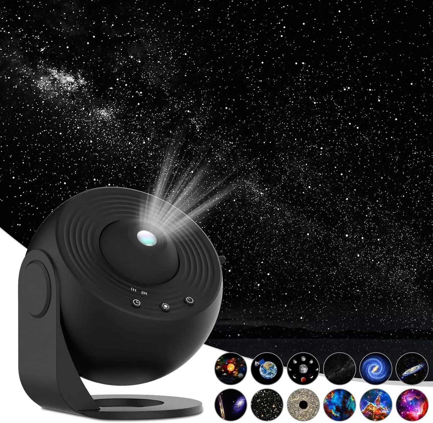 12-in-1 Galaxy Star Night Light